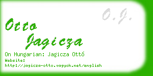 otto jagicza business card