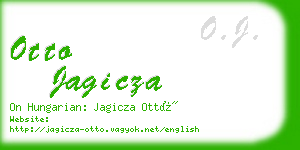 otto jagicza business card